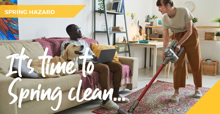 Spring cleaning with pets
