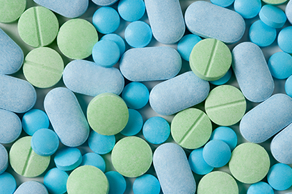 A pile of pills